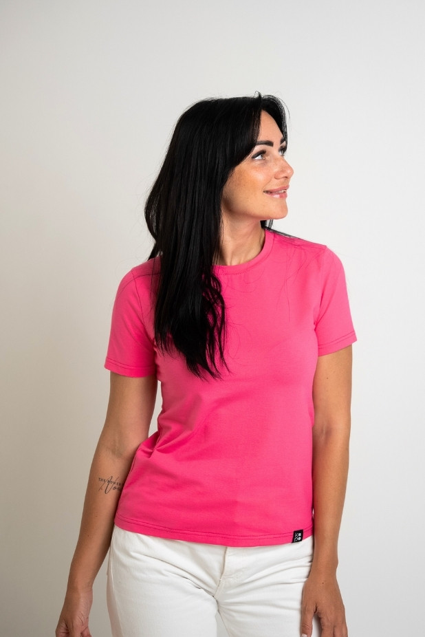 Kopo Women's Basic Tee: Pink